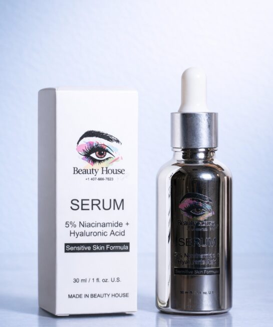 Beauty House Serum – 5% Niacinamide + Hyaluronic Acid Sensitive Skin Formula