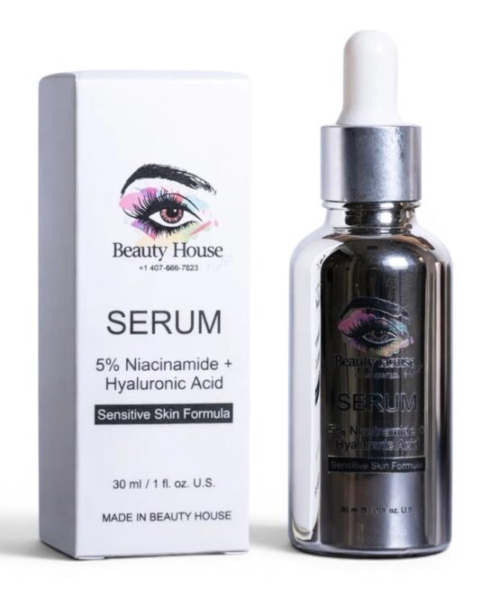 Beauty House Serum – 5% Niacinamide + Hyaluronic Acid Sensitive Skin Formula